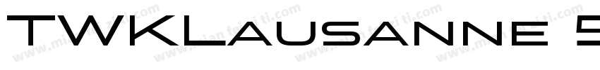 TWKLausanne 550Itali字体转换